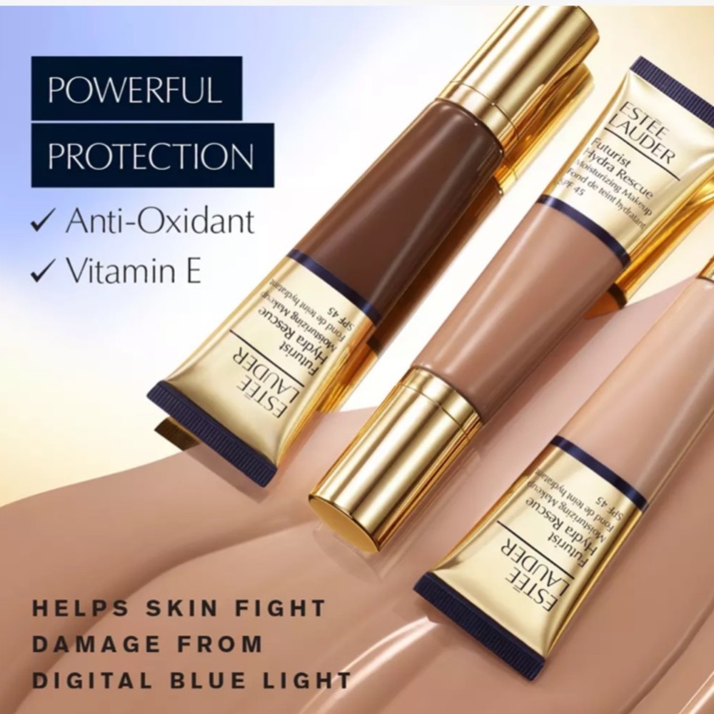 ESTEE LAUDER Futurist Hydra Rescue Foundation 1N2 1.2oz $55 NIB - Picture 12 of 14